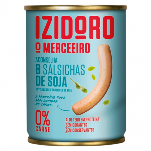 SALSICHA SOJA IZIDORO LATA 8UN 180G