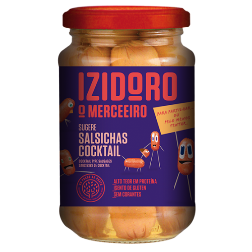 SALSICHAS COCKTAIL IZIDORO FRASCO 180GR