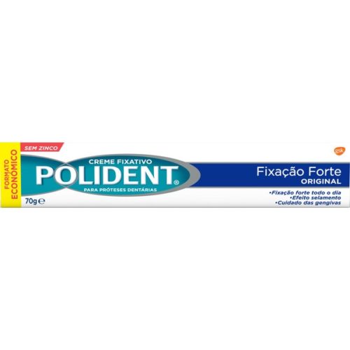 CREME FIXATIVO PRÓTESE DENTÁRIA ORIGINAL POLIDENT 77GR