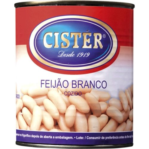 FEIJÃO BRANCO CISTER LATA 820GR