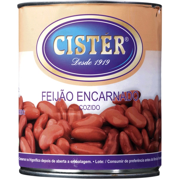FEIJÃO ENCARNADO CISTER LATA 820G