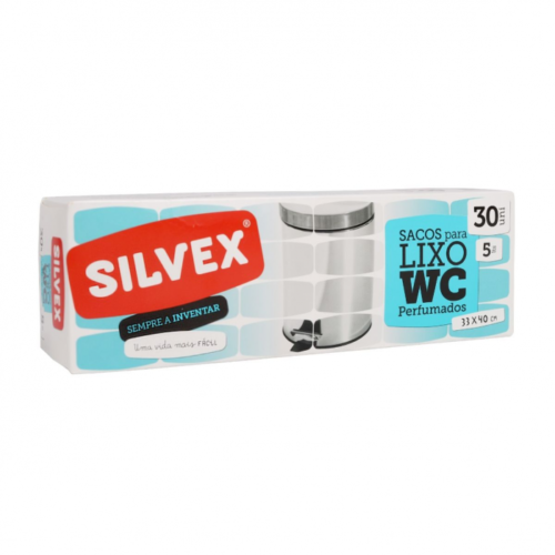 SACO LIXO WC SILVEX C/30UN