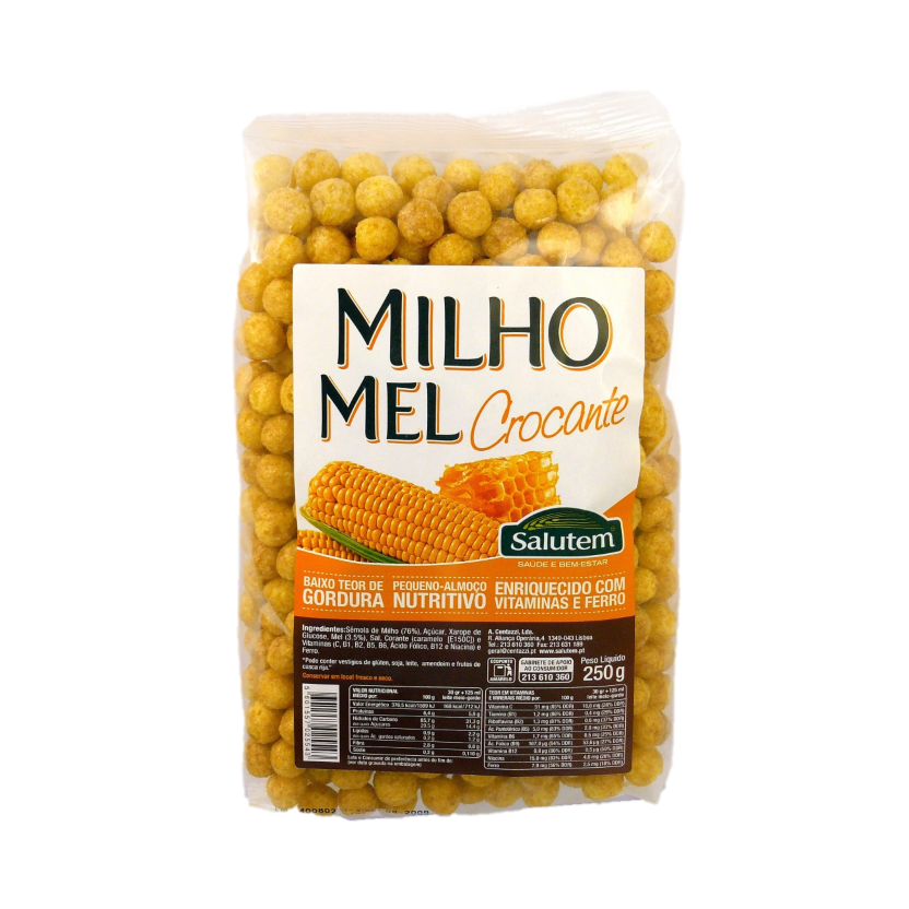 CER MILHO MEL CROC SALUTEM 250G