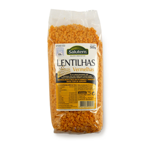 LENTILHAS VERMELHAS SALUTEM 500G