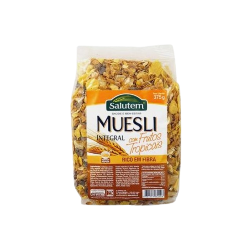 MUESLI FRUTOS TROPICAIS SALUTEM 375GR