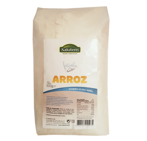 FARINHA DE ARROZ SALUTEM 500GR