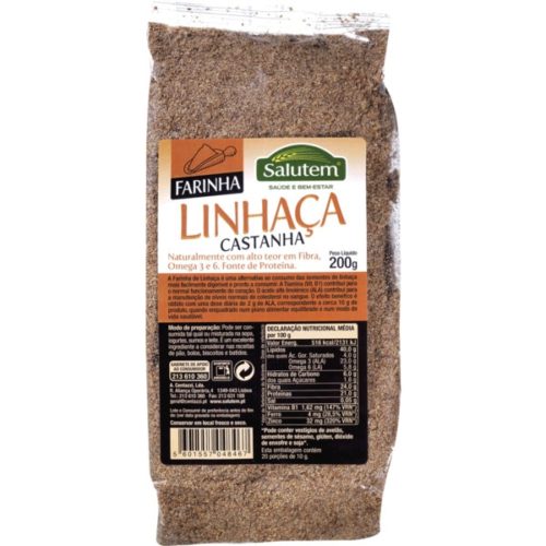 FARINHA LINHAÇA CASTANHA SALUTEM 200GR