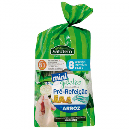 BOL MINI GALETE ARROZ SALUTEM 120GR