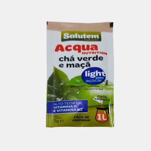 ACQUA CHÁ VERDE E MAÇÃ SALUTEM 9GR