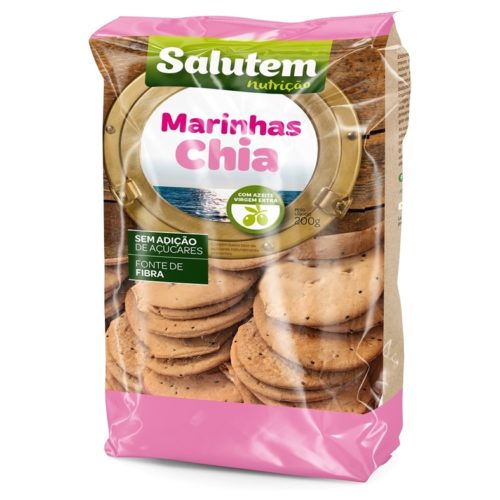 BOLACHA MARINHAS CHIA SALUTEM 200G