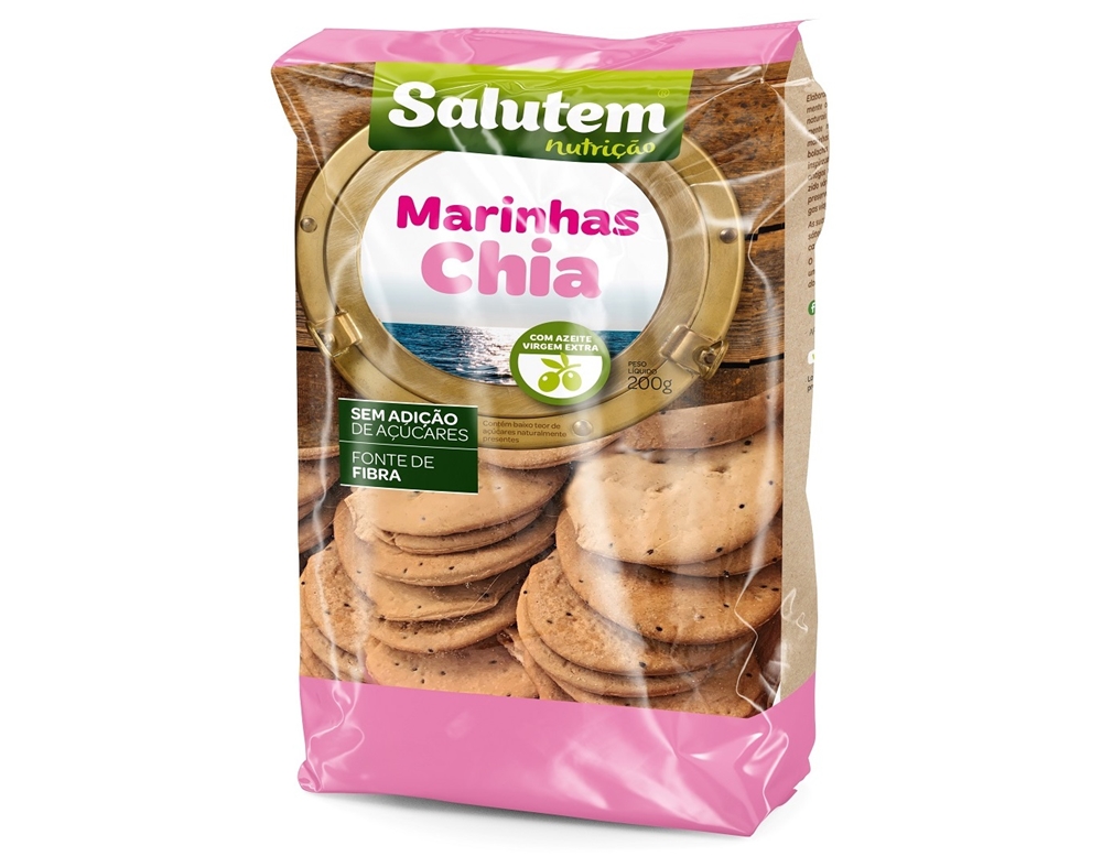 BOLACHA MARINHAS CHIA SALUTEM 200G