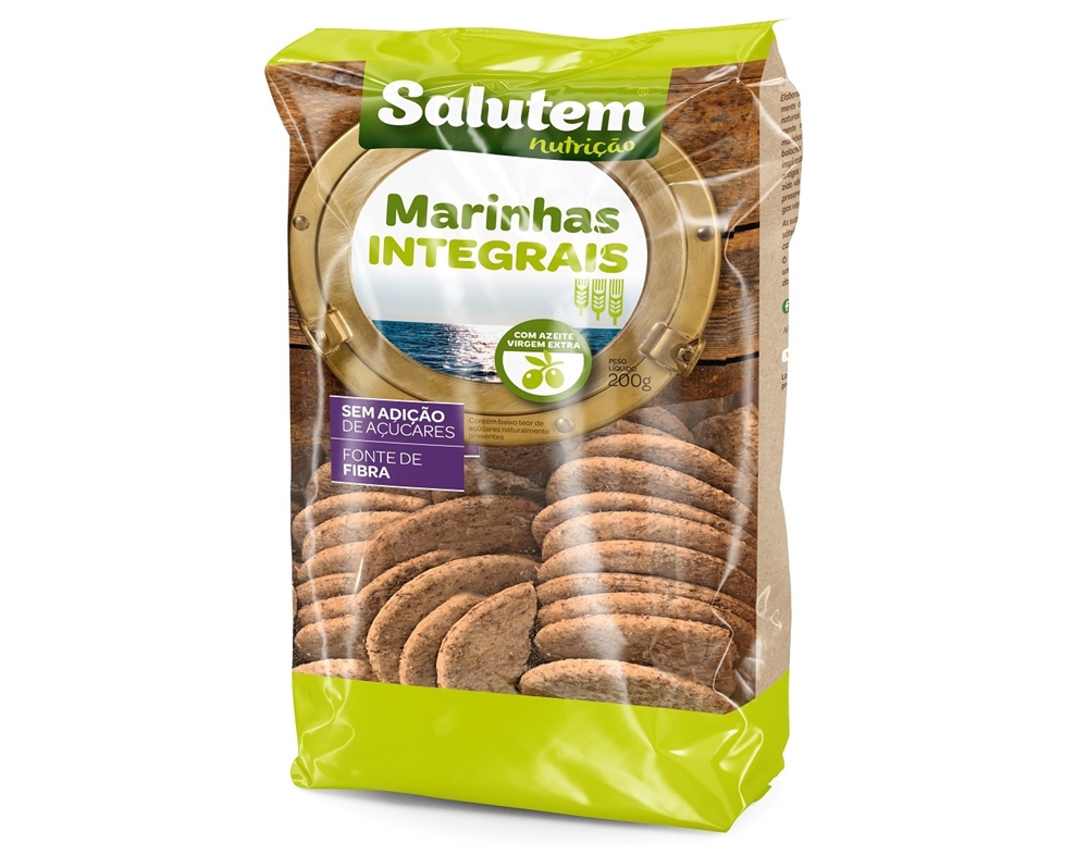 BOLACHA MARINHAS INTEGRAL SALUTEM 200G