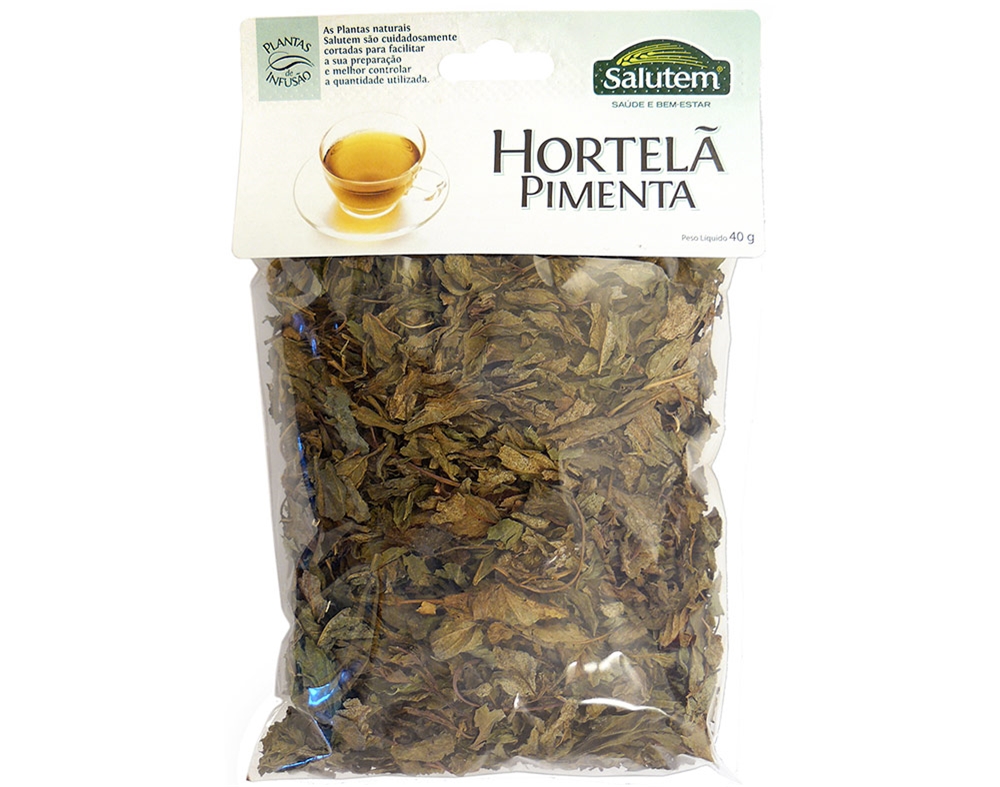 CHÁ SAQ SALUTEM HORTELÃ PIMENTA 40GR