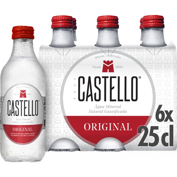 AGUA CASTELLO C/GAS 6X25CL