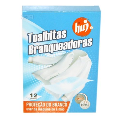 TOALHITAS BRANQUEADORAS HUJE 12UN