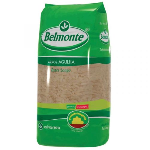 ARROZ AGULHA EXTRA LONGO BELMONTE 1KG