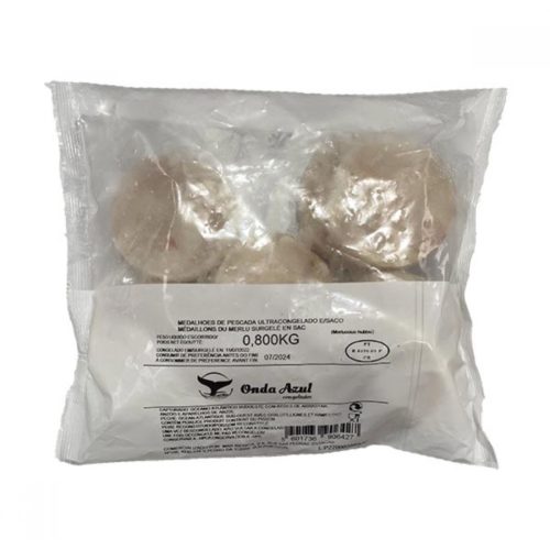 MEDALHÕES PESCADA ONDA AZUL 800GR