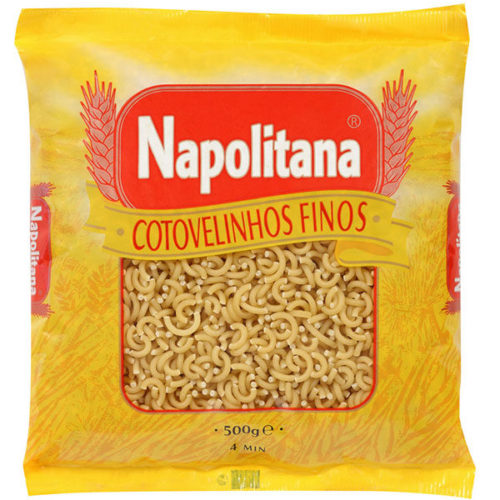 MASSA COTOVELINHOS FINOS NAPOLITANA 500GR