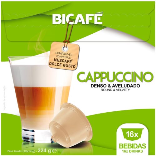 CÁPSULAS BICAFÉ CAPPUCCINO 16UNI