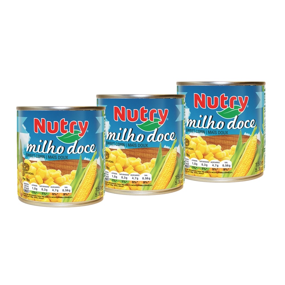MILHO DOCE NUTRY 3X150GR