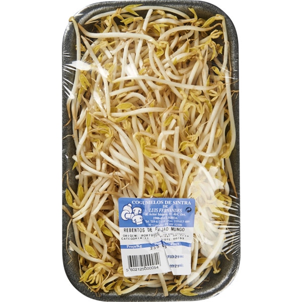 REBENTOS DE SOJA EMBALADOS LSF 250GR FEIJÃO MUNGO