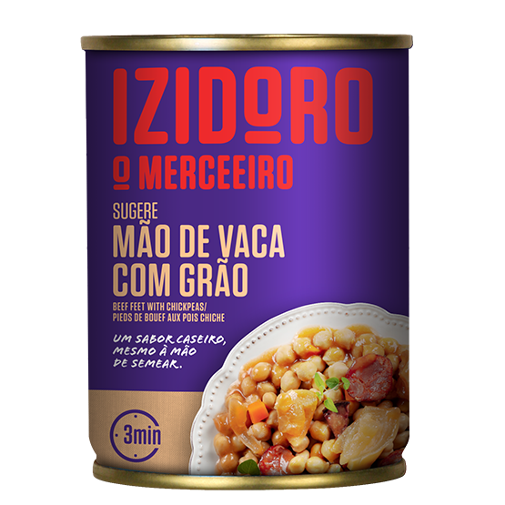 MÃO VACA GRÃO IZIDORO 420GR