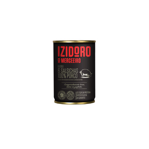 SALSICHA CLASSIC 100% PORCO IZIDORO LATA 6UN