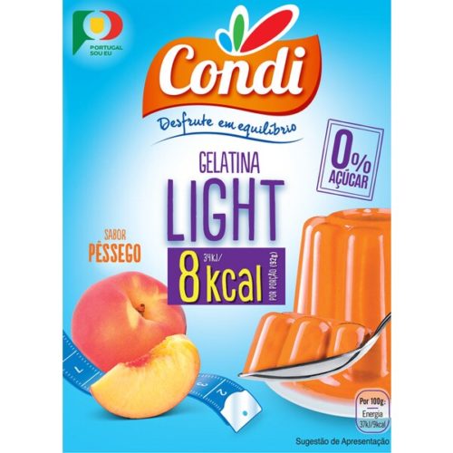 GELATINA LIGHT CONDI PESSEGO 30GR
