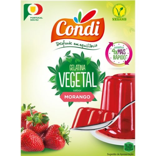 GELATINA VEGETAL CONDI MORANGO 180GR