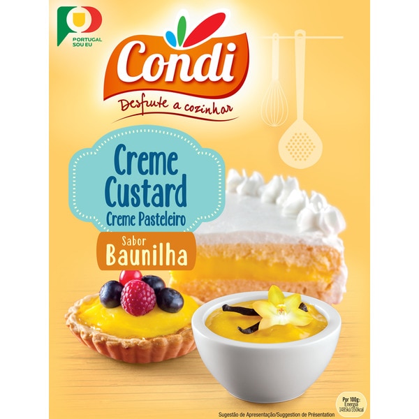 CREME CUSTARD BAUNILHA CONDI 150GR