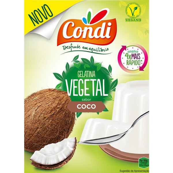 GELATINA VEGETAL CONDI COCO 180GR