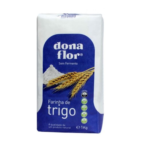 FARINHA TRIGO S/ FERMENTO T65 DONA FLOR 1KG