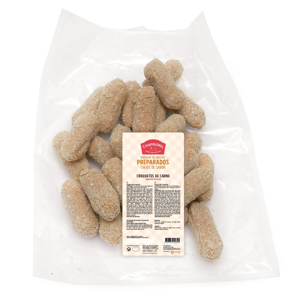 CROQUETE CARNE CAMPOGRILL 25UN