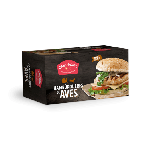 HAMBURGUERES AVES CAMPOGRILL 10X75GR