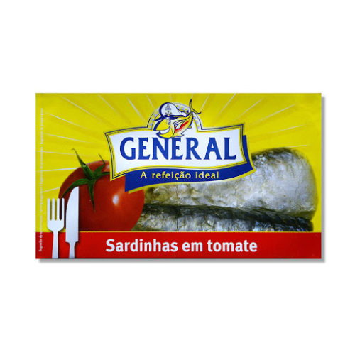 SARDINHA TOMATE GENERAL 125GR