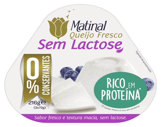 QUEIJO FRESCO MATINAL S/LACTOSE 3X75GR