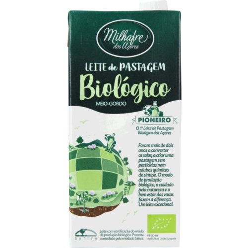 LEITE MILHAFRE PASTAGEM BIOLOGICO MG UHT 1L