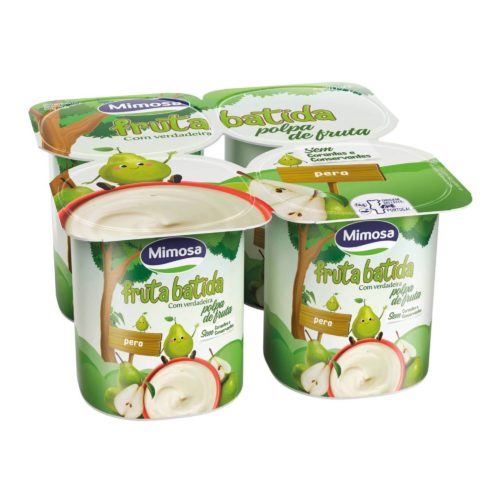IOG MIMOSA FRUTA BATIDA PERA 4X120GR