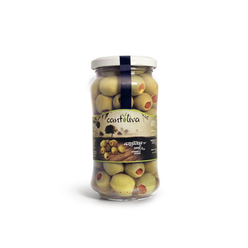 AZEITONA VERDE RECHEADA PIMENTO CANTOLIVA 200GR