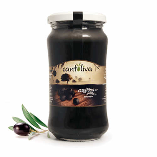 AZEITONA PRETA DESCAROÇADA CANTOLIVA 165GR