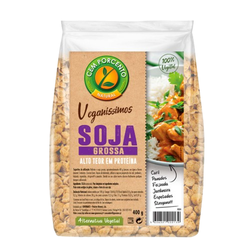 SOJA GROSSA CEM PORCENTO 400GR