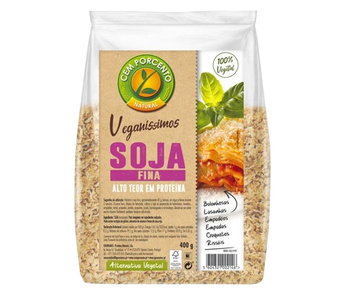 SOJA FINA CEM PORCENTO 400GR