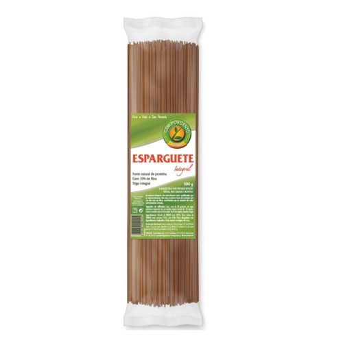 MASSA ESPARGUETE INTEGRAL CEM PORCENTO 500GR