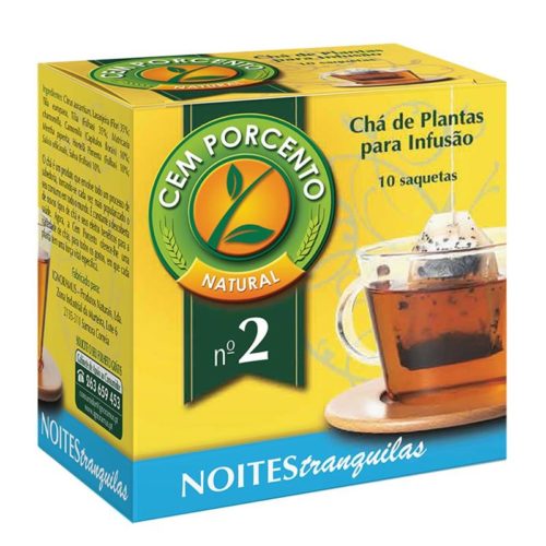 CHÁ Nº2 NOITES TRANQUILAS CEM PORCENTO