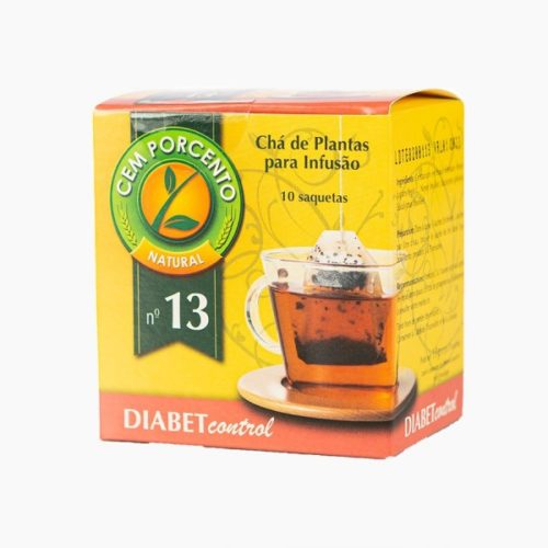CHÁ Nº13 DIABET CONTROL CEM PORCENTO