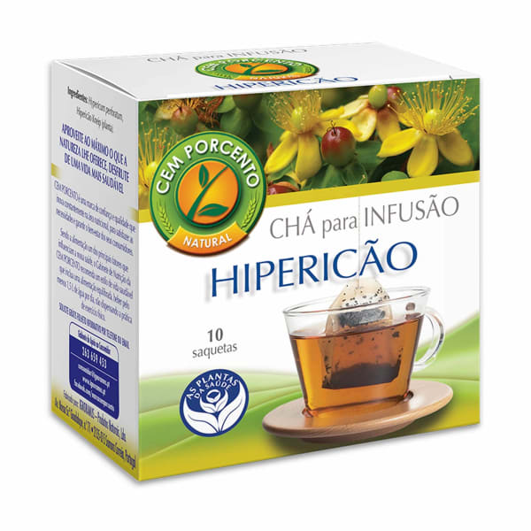 CHÁ HIPERICÃO INFUSÃO CEM PORCENTO