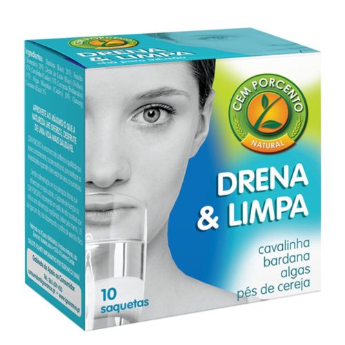 CHÁ INFUSÃO DRENA LIMPA CEM PORCENTO
