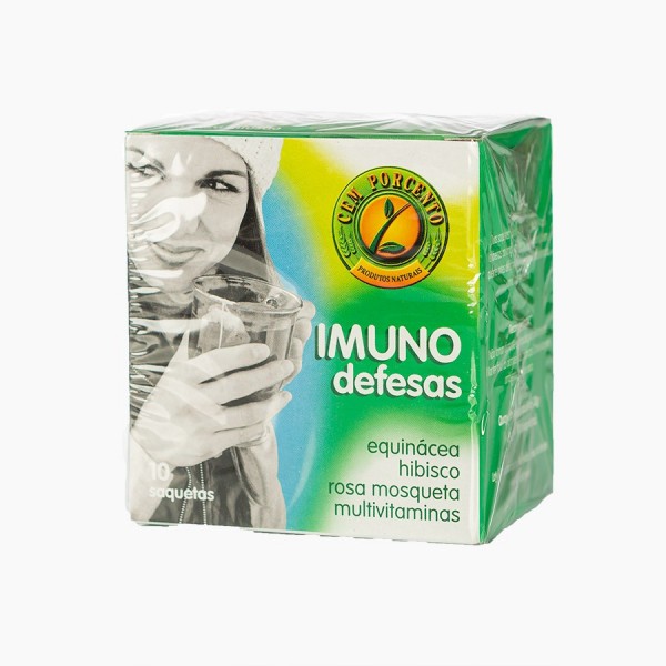 CHÁ IMUNO DEFES INFUSÃO CEM PORCENTO 10SAQ