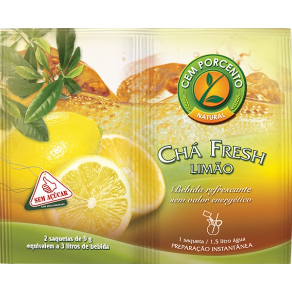 CHÁ FRESH LIMÃO CEM PORCENTO 2X9GR