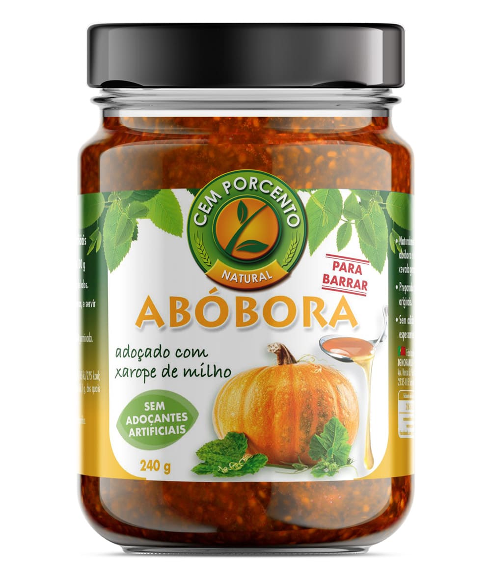 ABOBORA ADOÇADA XAROPE MILHO CEM PORCENTO